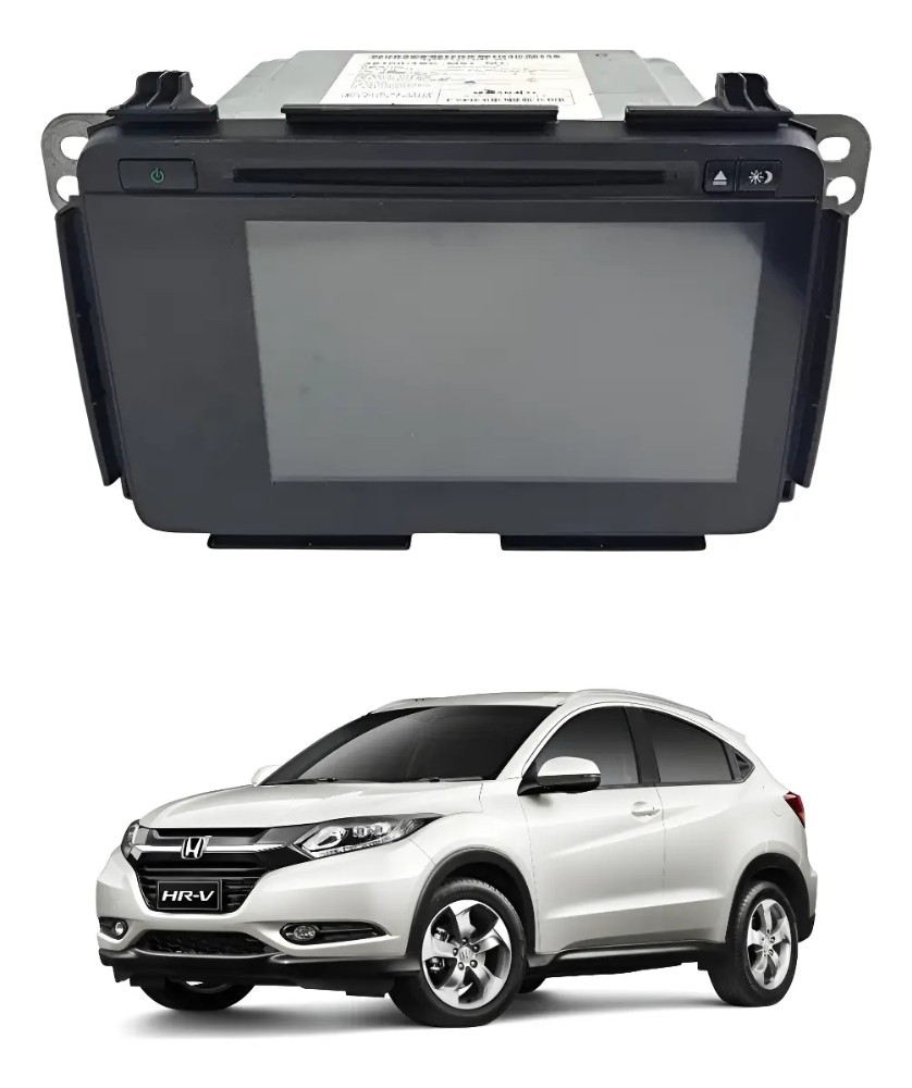 Radio multimidia central honda hrv 2016 2021 45206
