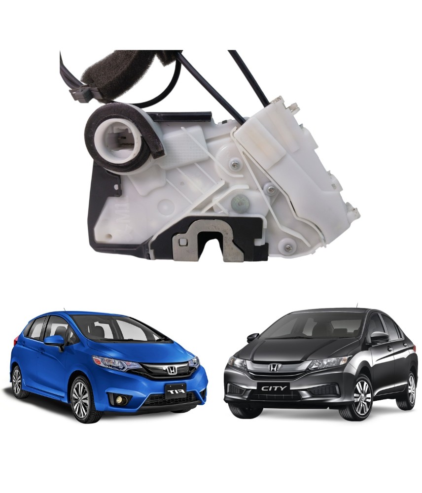 Tranca porta dianteira esquerda honda city 2015 2021