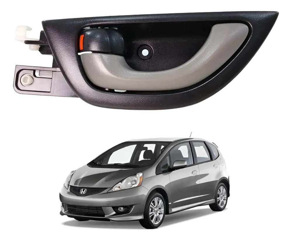 Maçaneta interna porta esquerda honda fit 2009 2014 52463