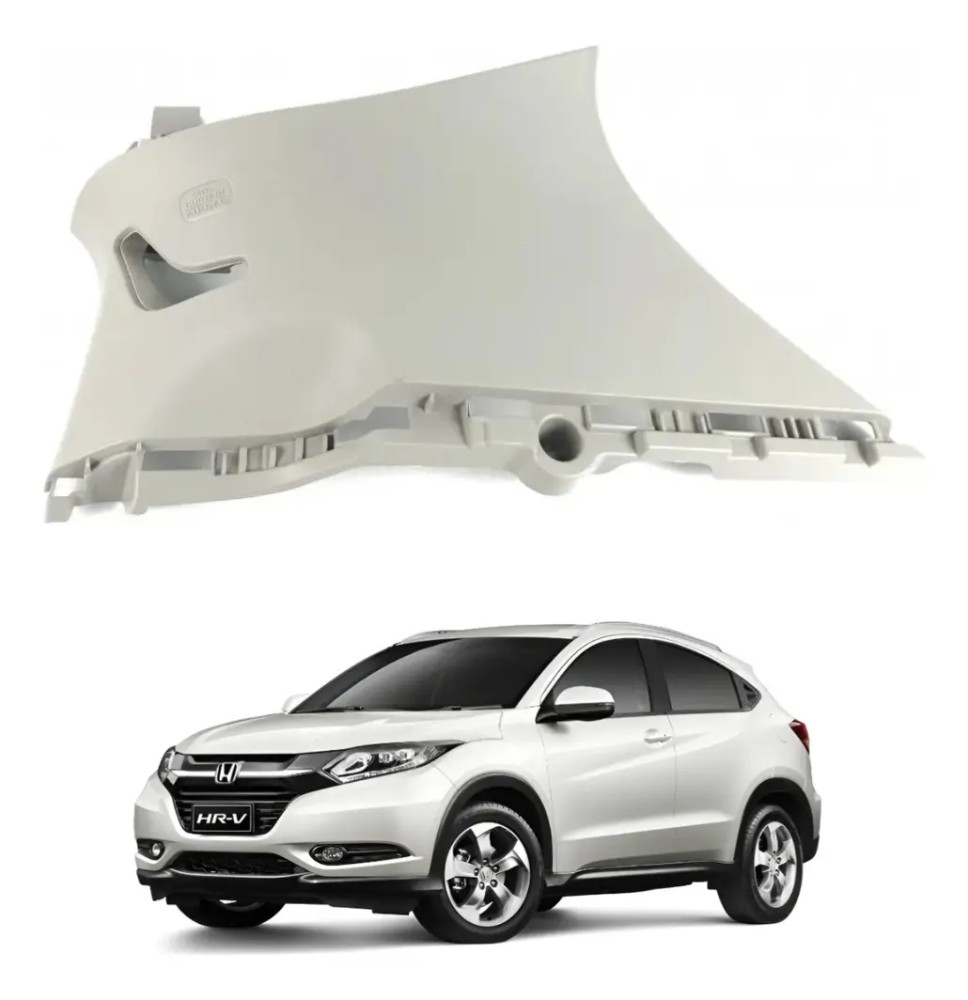 Acabamento coluna traseira direita honda hrv 2016 2021 42032
