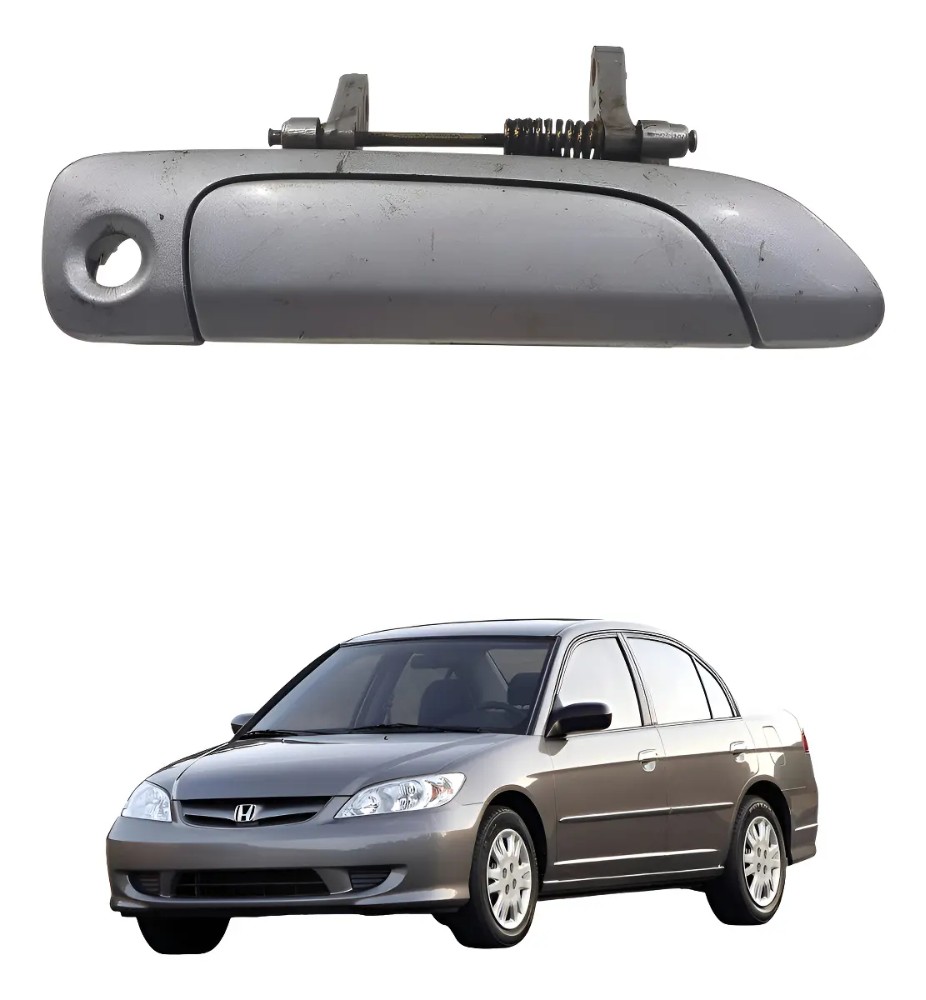 Macaneta externa dianteira direita honda civic 2001 49628