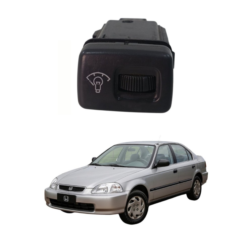 Botao regulagem luz farol honda civic 1996 2000