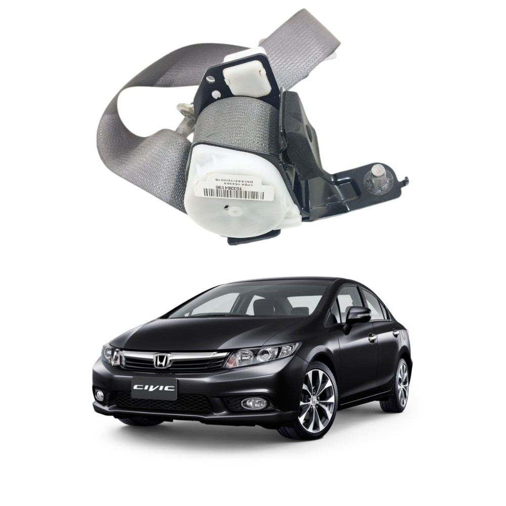 Cinto traseiro direito honda civic 2012 2016