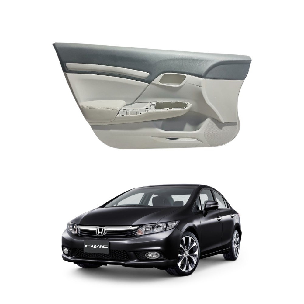 Forro porta dianteira esquerda honda civic 2012 2016