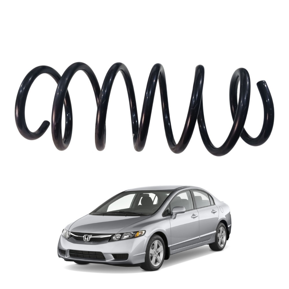 Mola amortecedor dianteiro direito honda civic 2007 2011