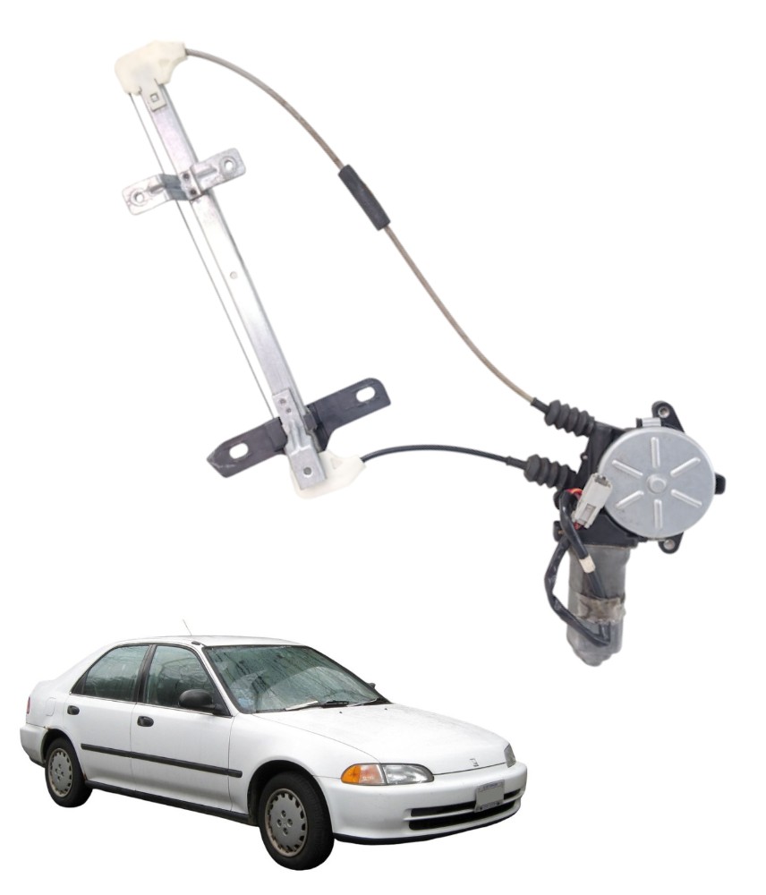 Máquina Vidro Traseira Esquerda Honda Civic 1992 1995 17885