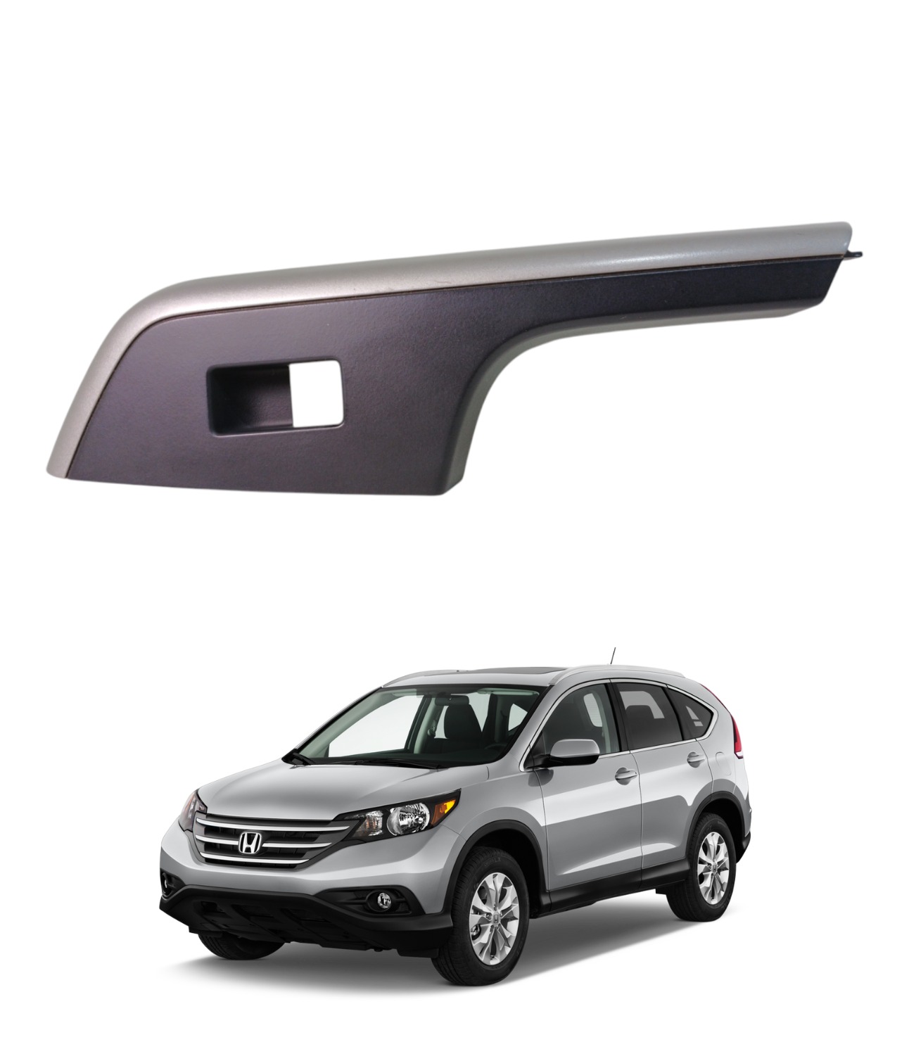 Moldura Botão Vidro Traseiro Esquerdo Crv 2.0 2012 2016 5522