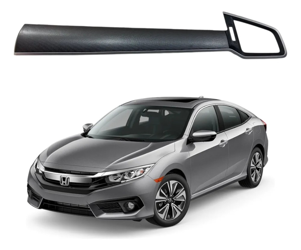 Moldura difusor ar direito honda civoc 2017 2021 39984