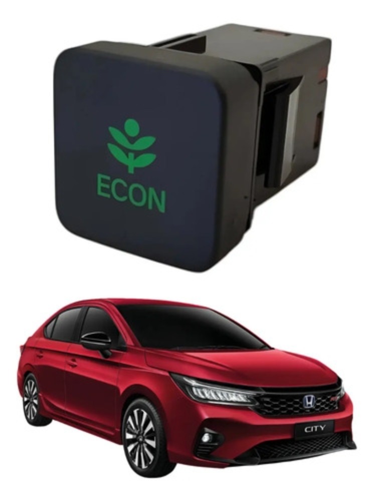 Botão econ economia honda city 2022 2024 preto