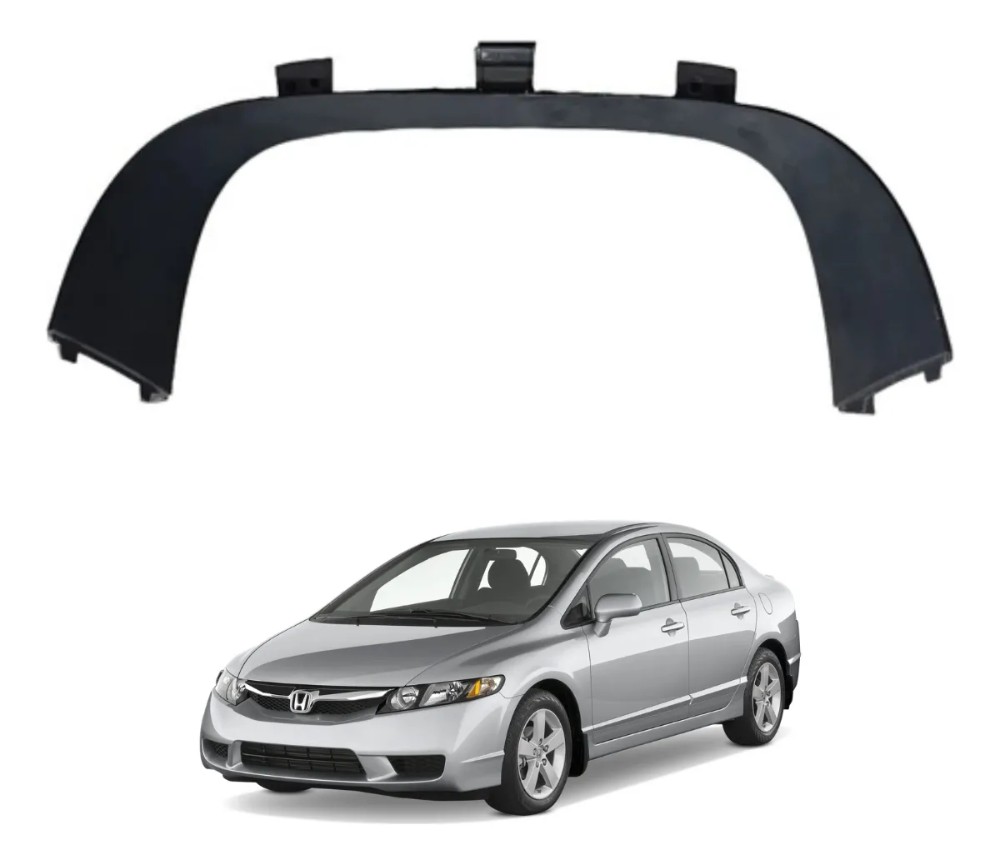 Moldura central painel instrumentos honda civic 2007 34938