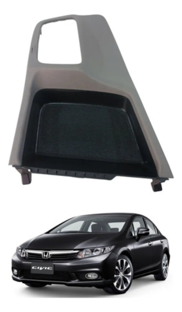 Moldura console honda civic 2012 2016