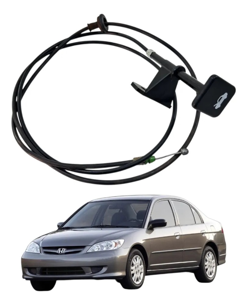 Cabo abertura capo honda civic 2001 2006 49772