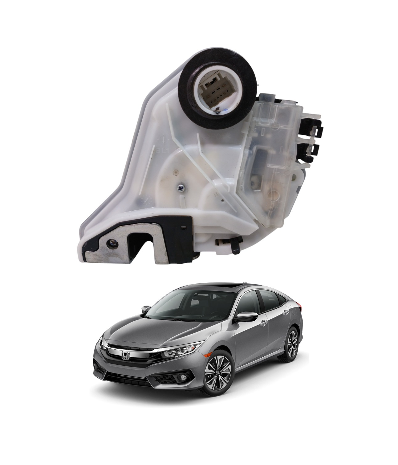 Tranca Porta Traseira Esquerda Honda Civic 2017 2021 1684