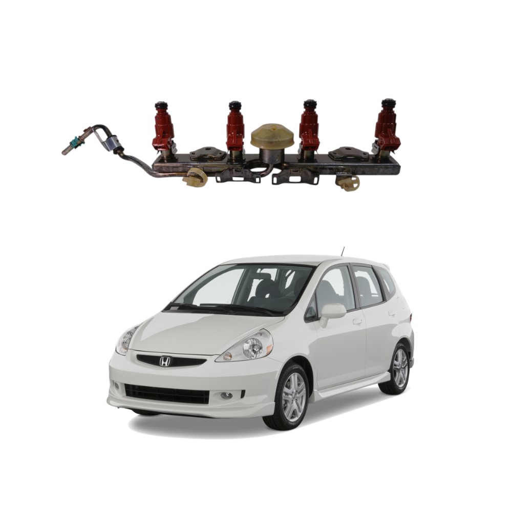 Flauta Com Bico Injetores Fit 2004 2008