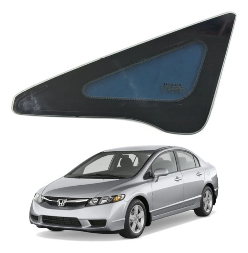 Vidro Fixo Dianteiro Esquerdo Honda Civic Si 2007 2011