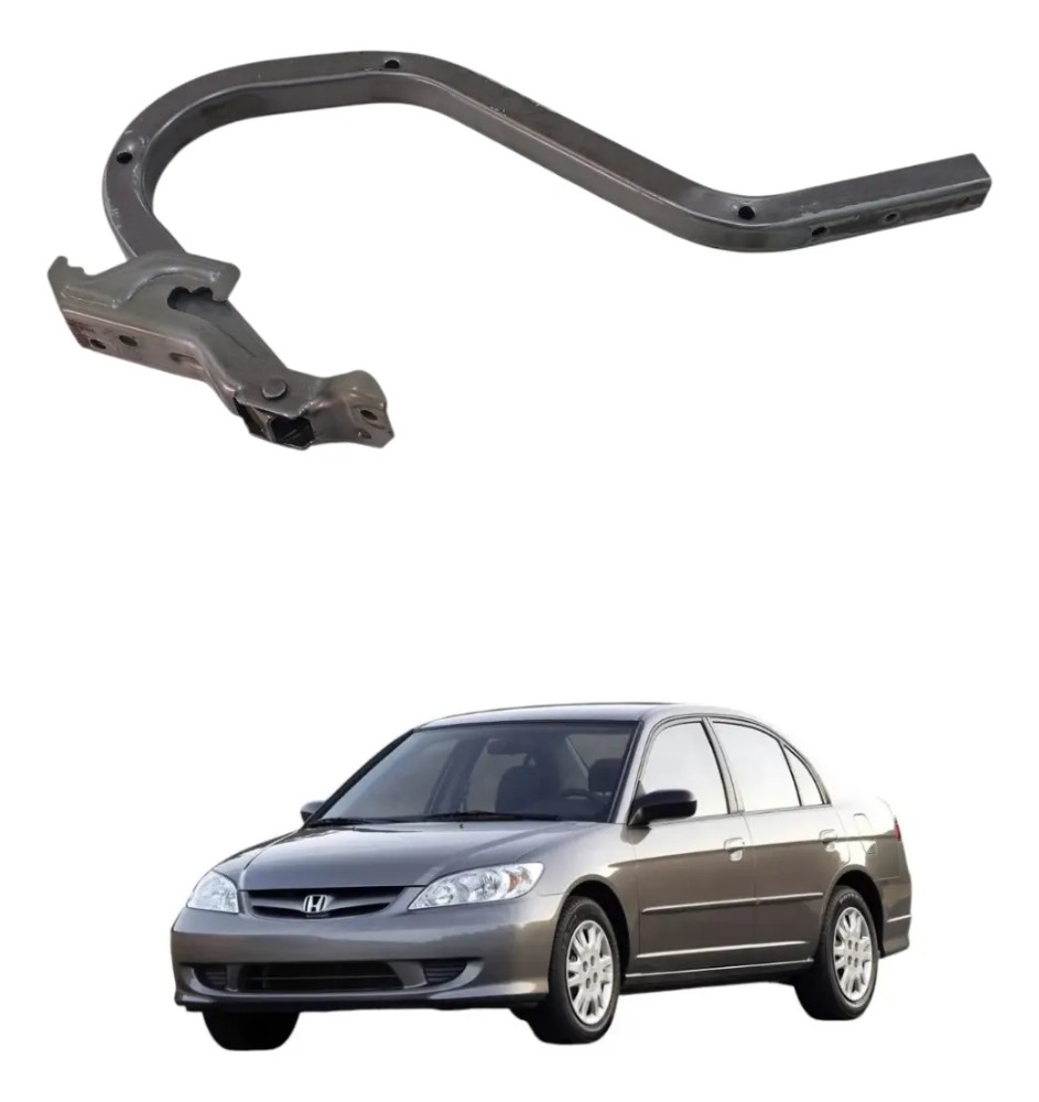 Dobradiça esquerda tampa traseira honda civic 2001 49763