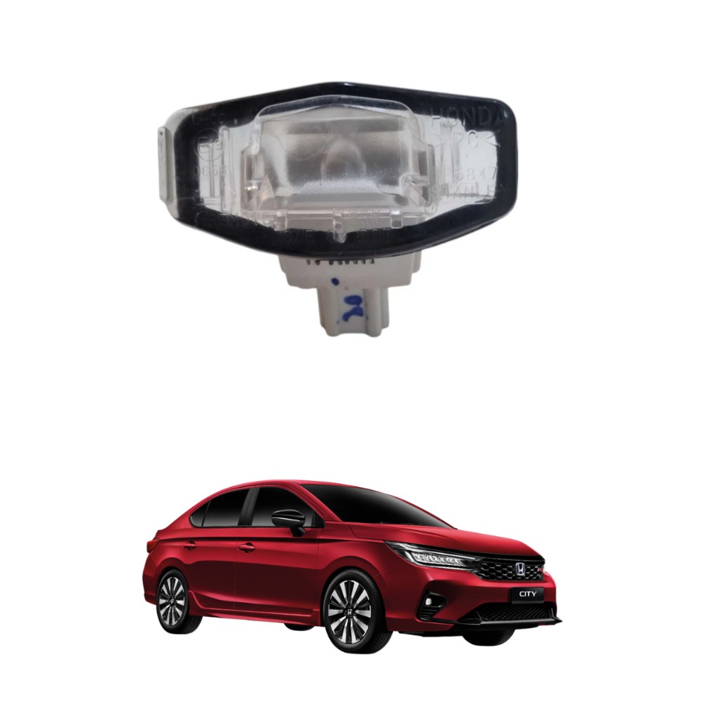 Luz de placa traseira honda city 2022 2024