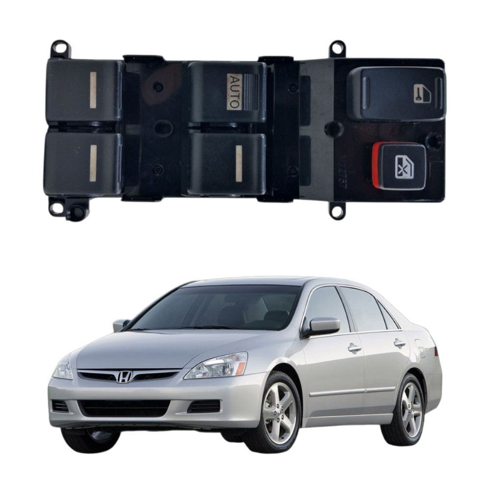 Comando vidro dianteiro esquerdo Honda accord 2003 2007