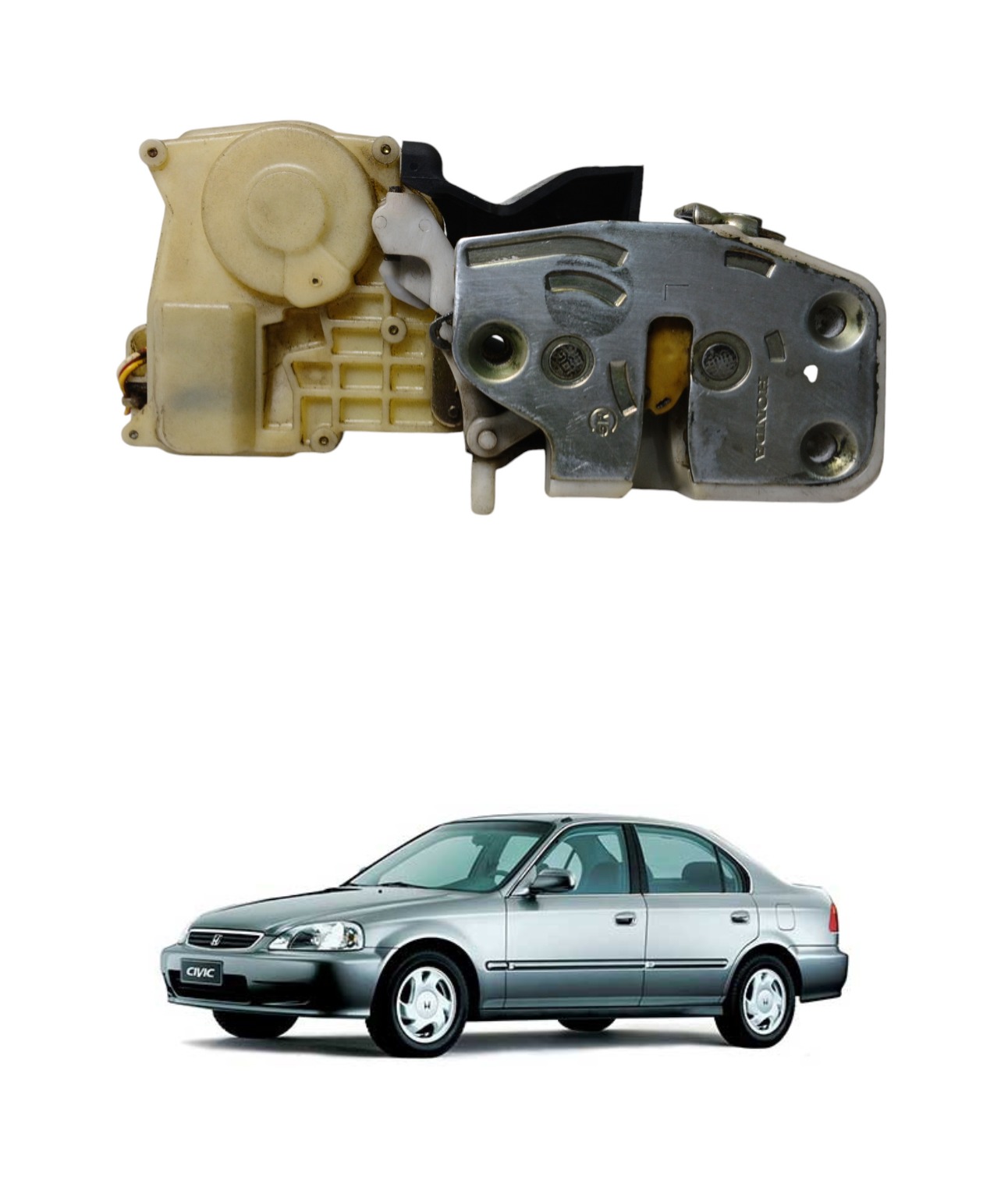 Tranca Porta Traseira Esquerda Honda Civic 1996 2000 832