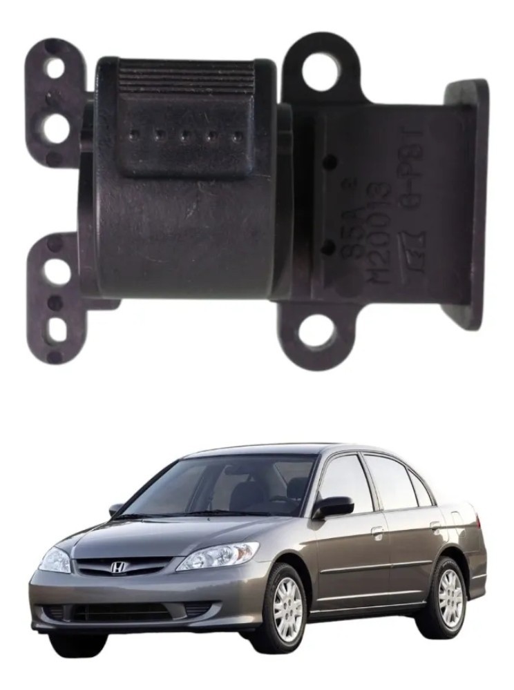 Comando vidro direita Honda civic 2001 2006 1.7