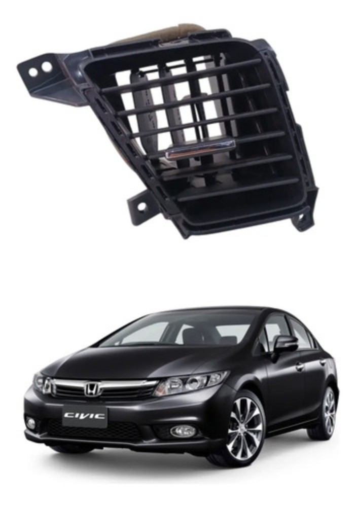 Difusor ar direito honda civic 2012 2016