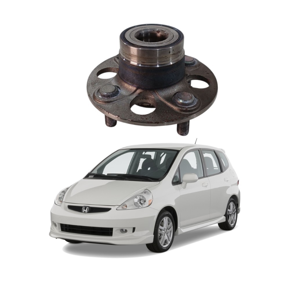Cubo roda traseira honda fit 2004 2008