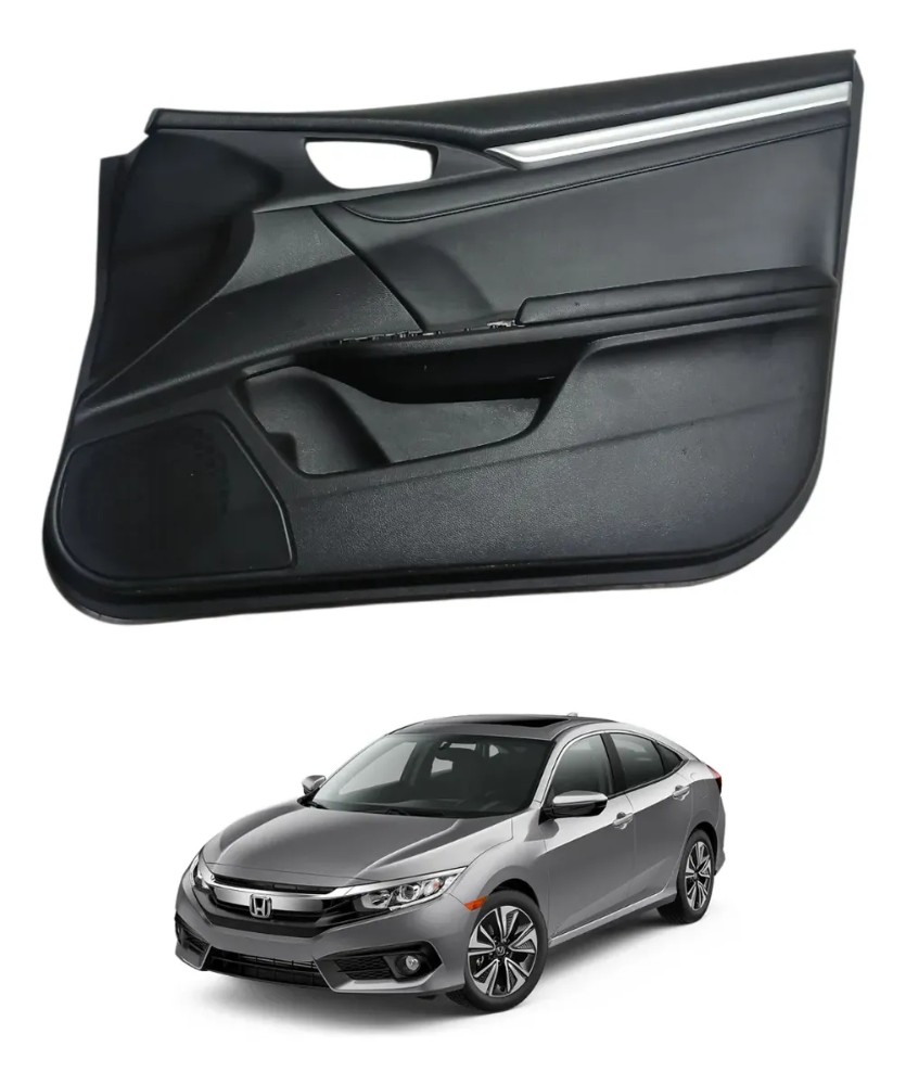 Forro porta dianteira direita honda civic 2017 2021 39967