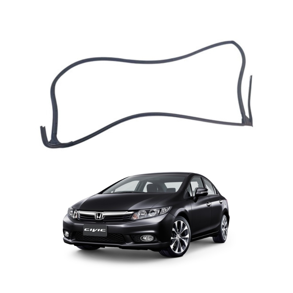 Borracha porta traseira esquerdo honda civic 2012 2016 1
