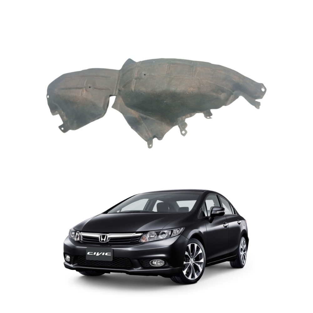 Parabarro traseiro direito honda civic 2012 2016