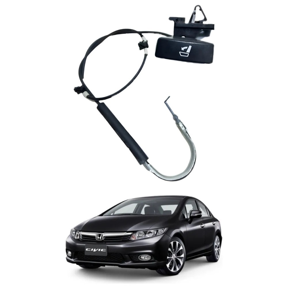 Cabo trava banco traseiro direito honda civic 2012 2016