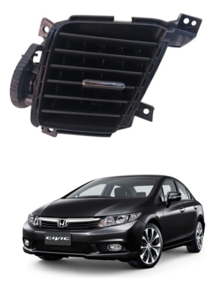 Difusor ar lateral esquerdo honda civic 2012 2016
