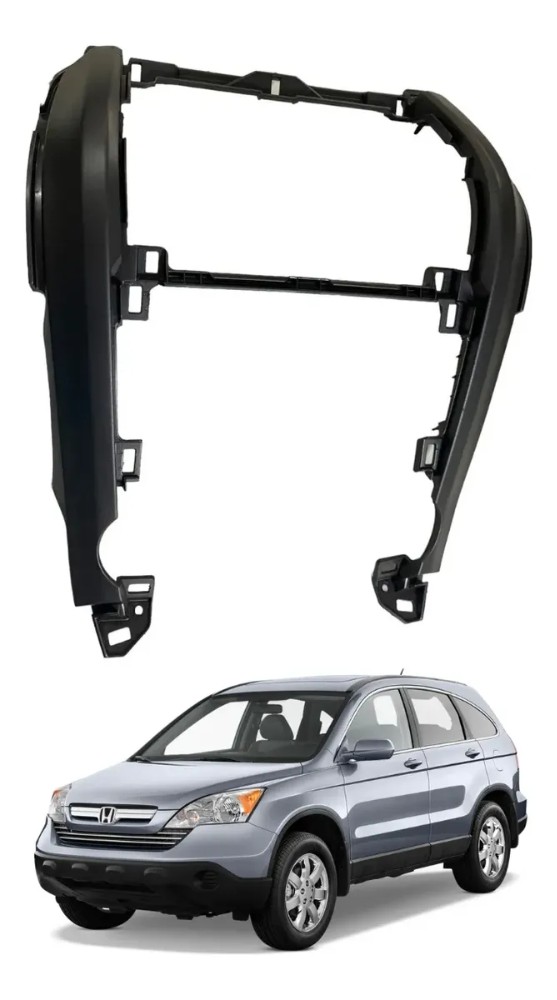 Moldura painel central honda crv 2007 2011 47220