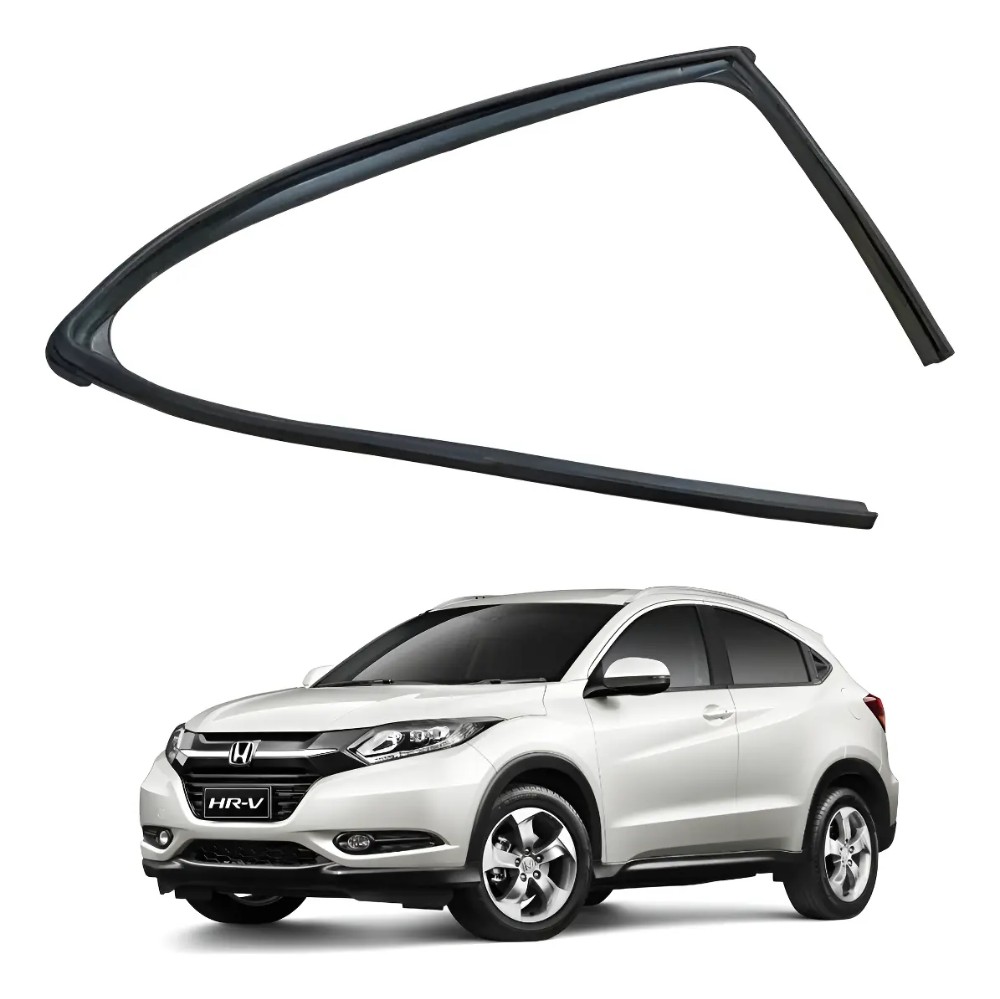 Canaleta vidro porta traseira esquerda honda hrv 2016 49123