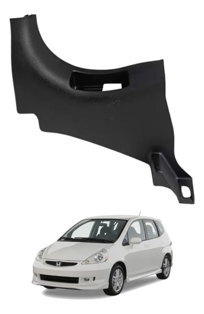 soleira lateral dianteira esquerda honda fit 2004 2008 34066