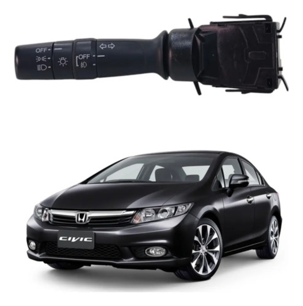 Chave seta farol honda civic 2012 2016