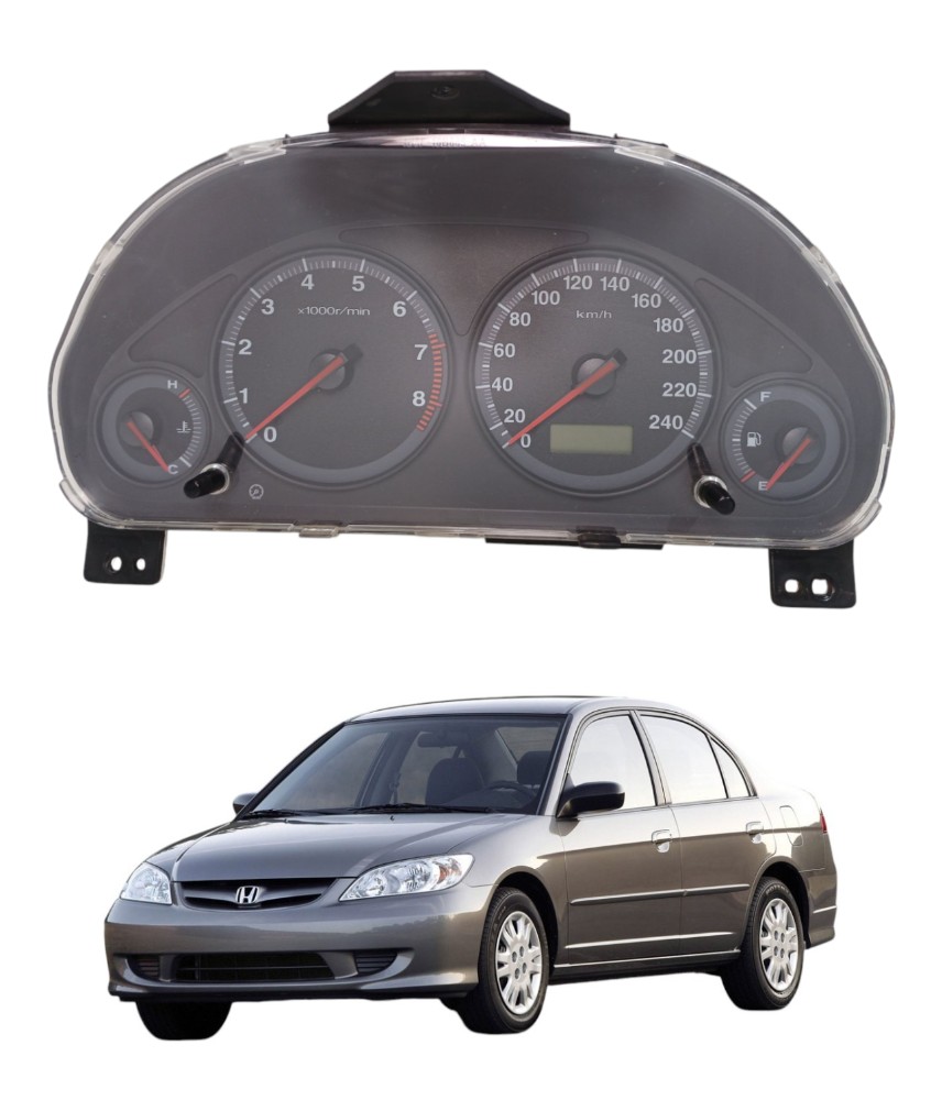 Painel Instrumento Honda Civic Lx 2001 A 2006 Manual E11373
