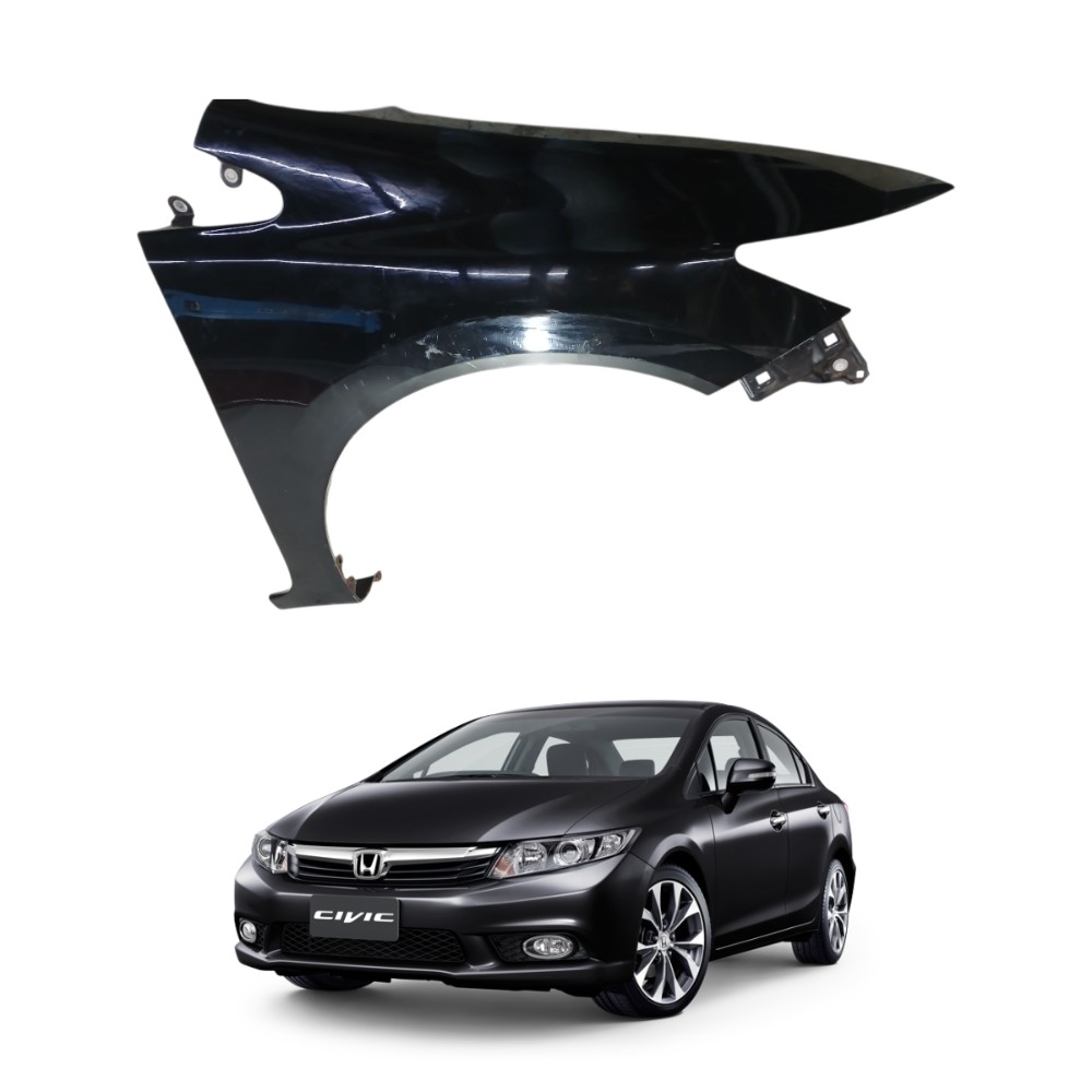 Paralama Dianteiro Direito Sem Furo Honda Civic 2012 2016