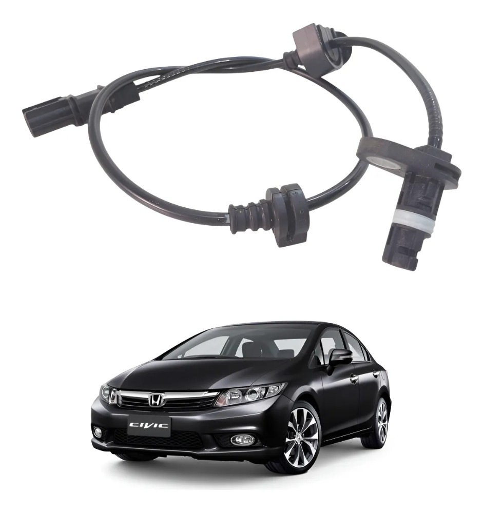Sensor abs freio traseiro esquerdo honda civic 2012 2016