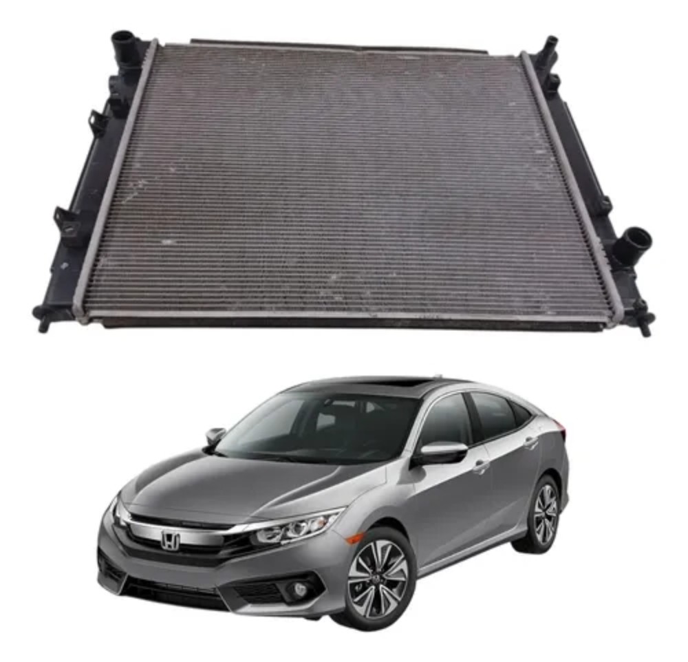 Radiador honda civic 2.0 2017 2021 53621