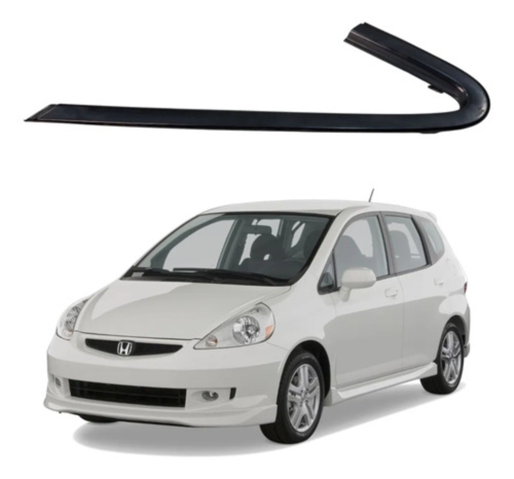 Moldura Vidro Fixo Dianteiro Esquerdo Honda Fit 2004 2008