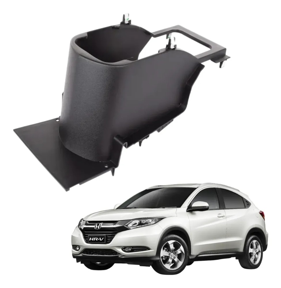 Moldura console central honda hrv 2016 2021 48949