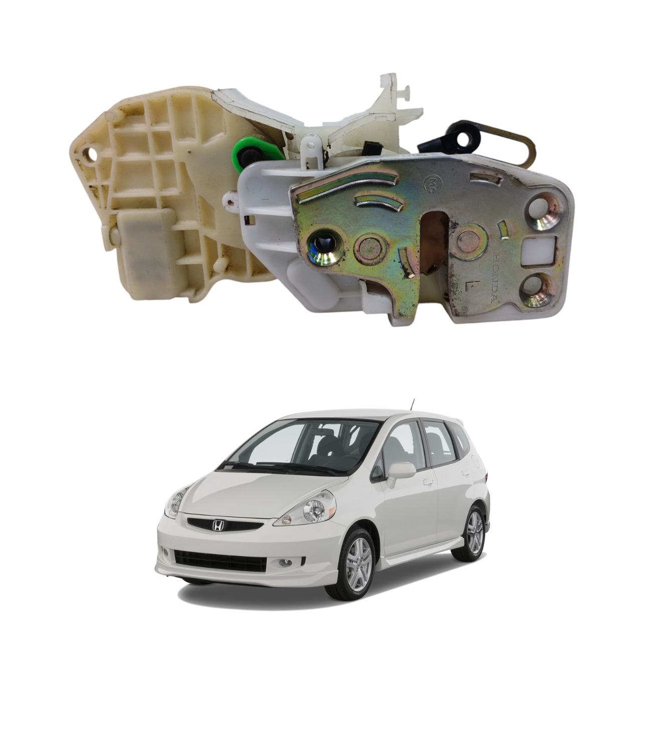 Tranca Porta Dianteira Esquerda Honda Fit 2004 2008 1300