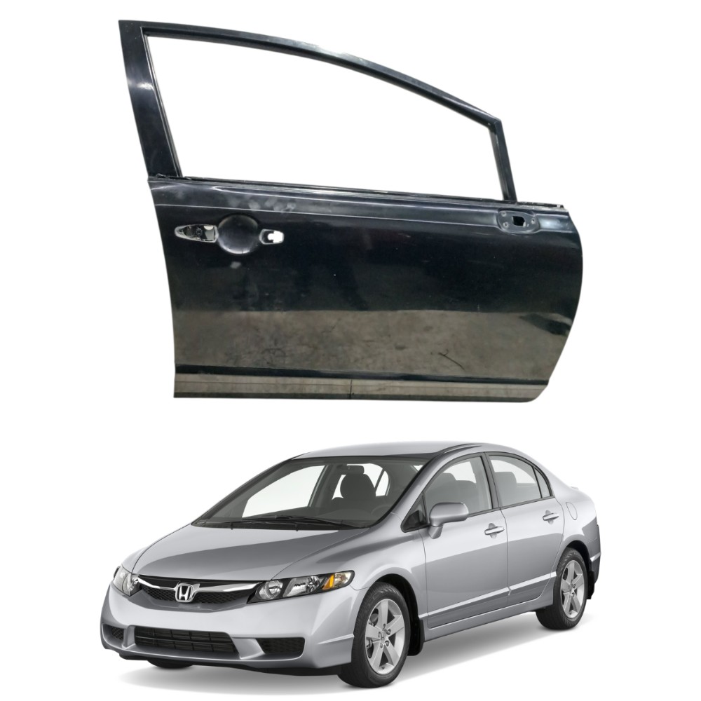 Porta dianteira direita honda civic 2007 2011