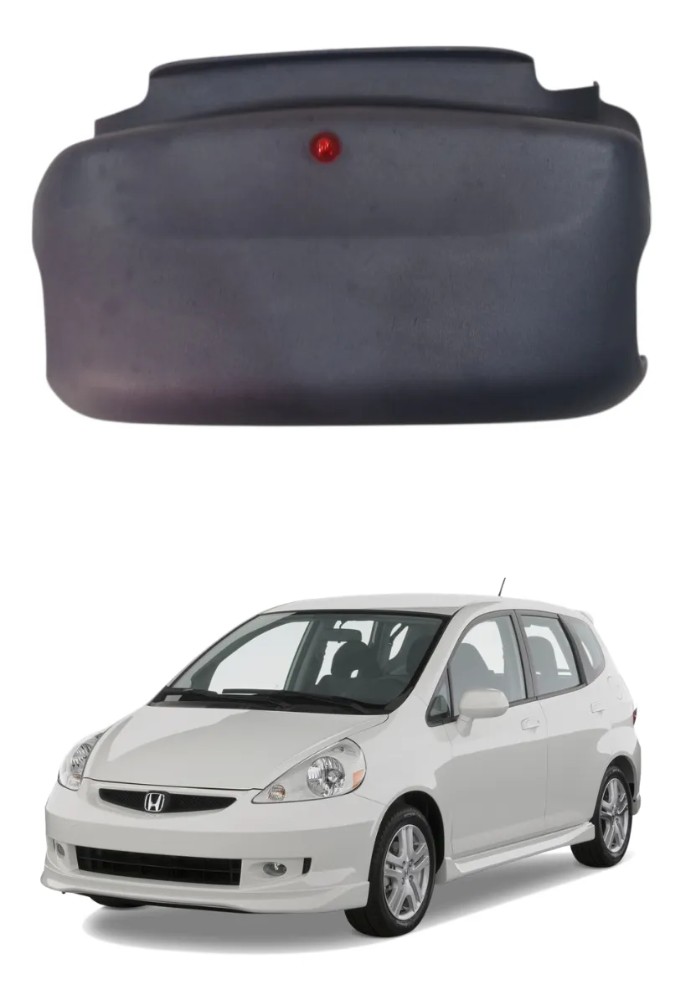Moldura superior coluna direcao honda fit 2004 2008 34104