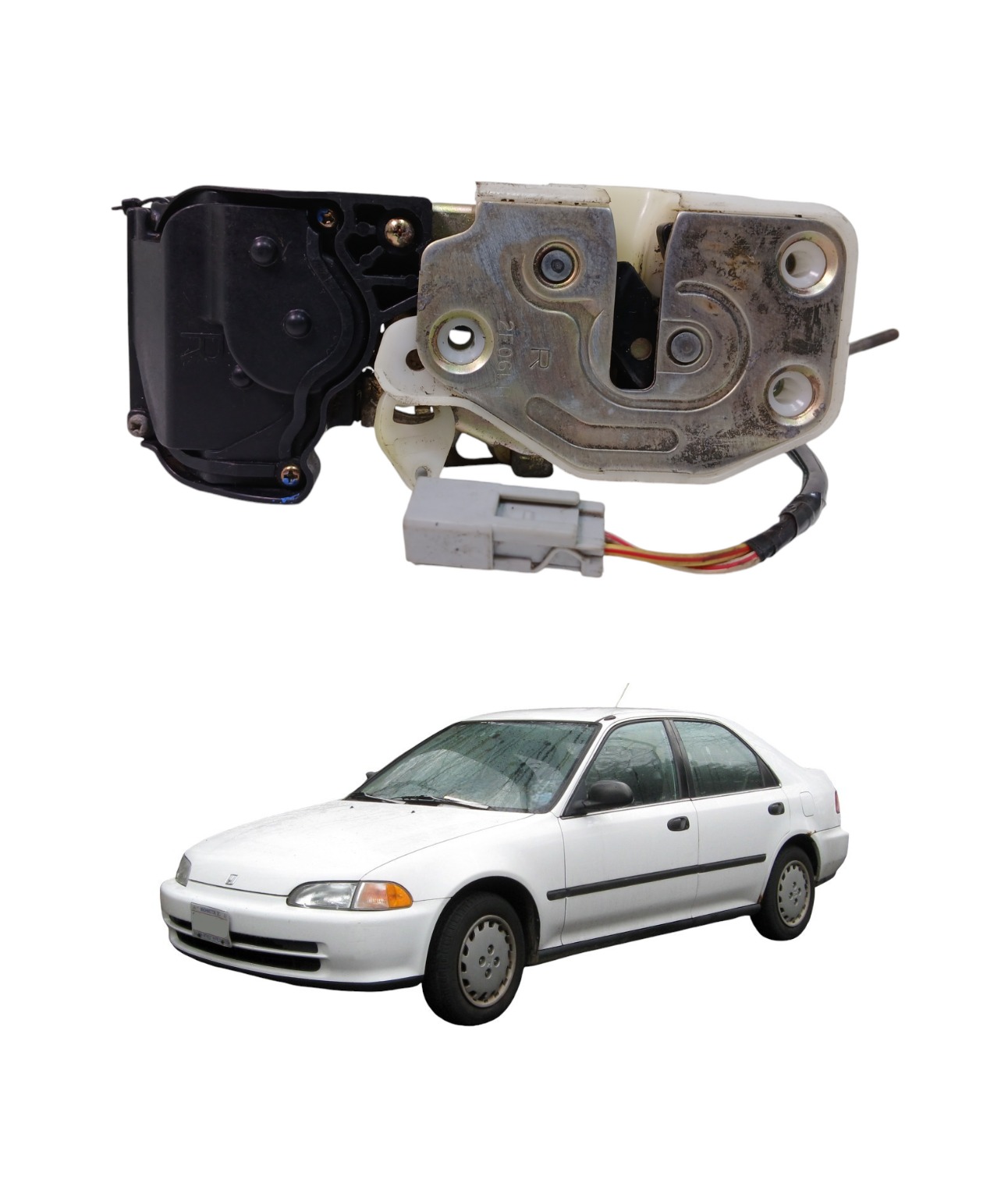 Tranca Porta Dianteira Direita Honda Civic 1992 A 1995 951