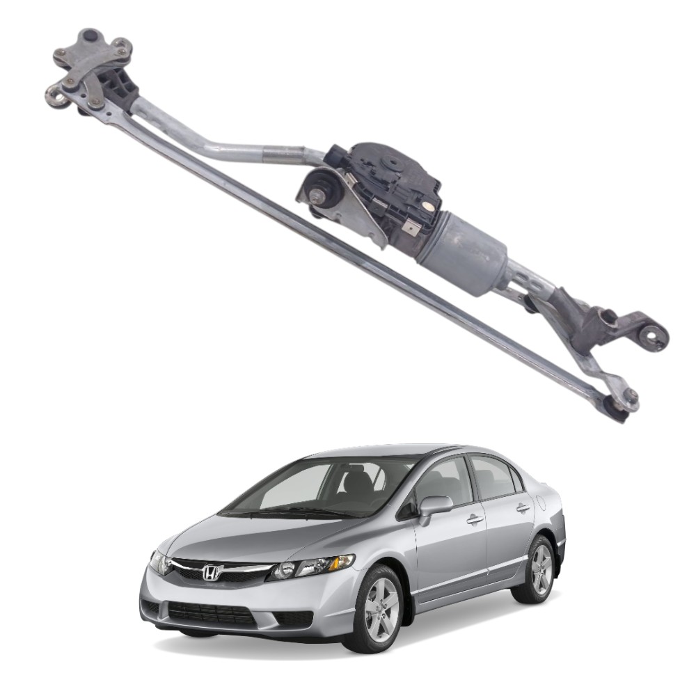 Motor Limpador Parabrisa Honda Civic 2007 2011 Incompleto