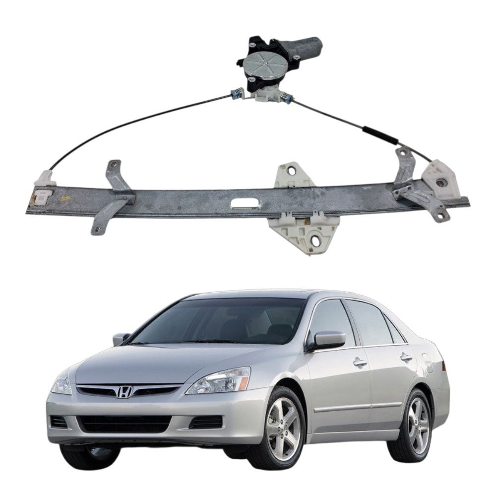 Máquina vidro dianteiro direito Honda Accord 2003 2007