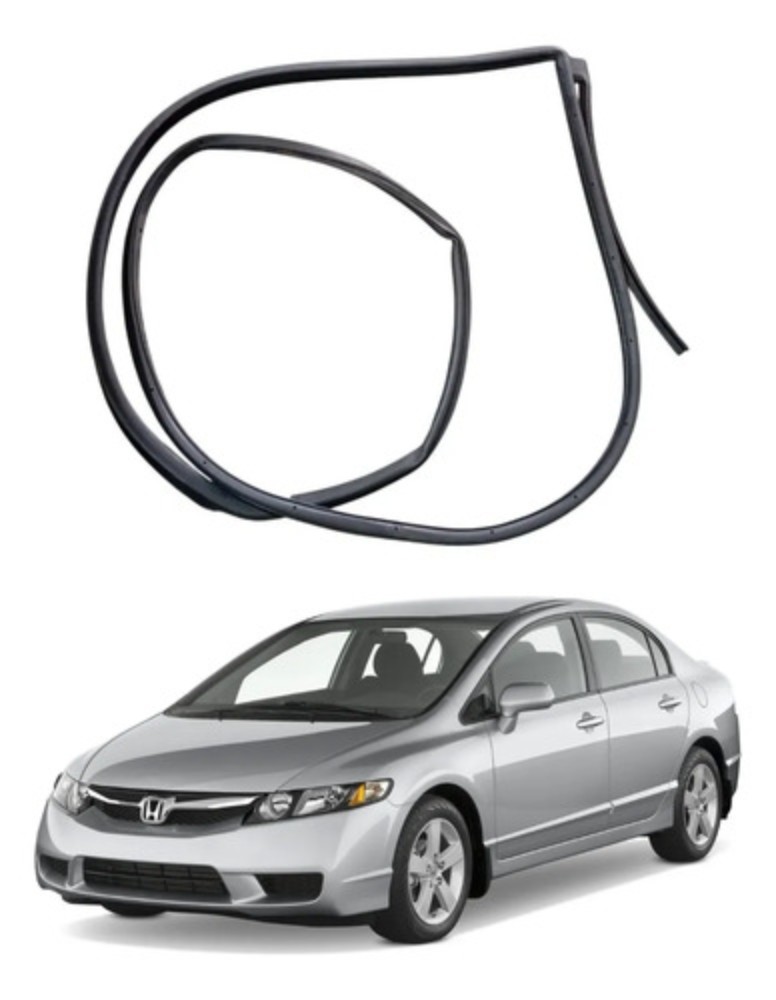 Borracha traseira esquerda honda civic 2007 2011