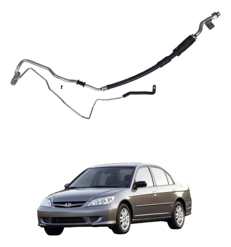 Mangueira ar condicionado honda civic 2001 2006 49703