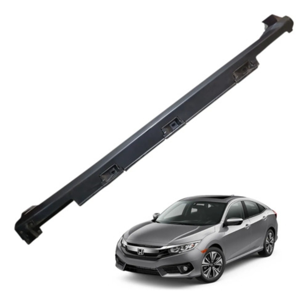 Spoiler lateral esquerdo honda civic 2017 2021 cinza-escuro